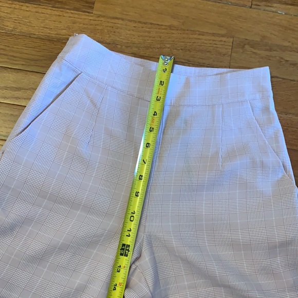 Nastygal in check high waisted tapered pants - Picture 3 of 8